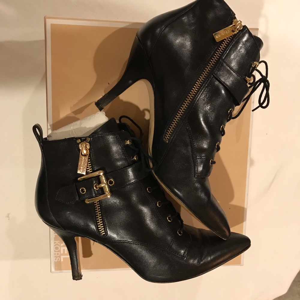 Micheal Kors heel booties